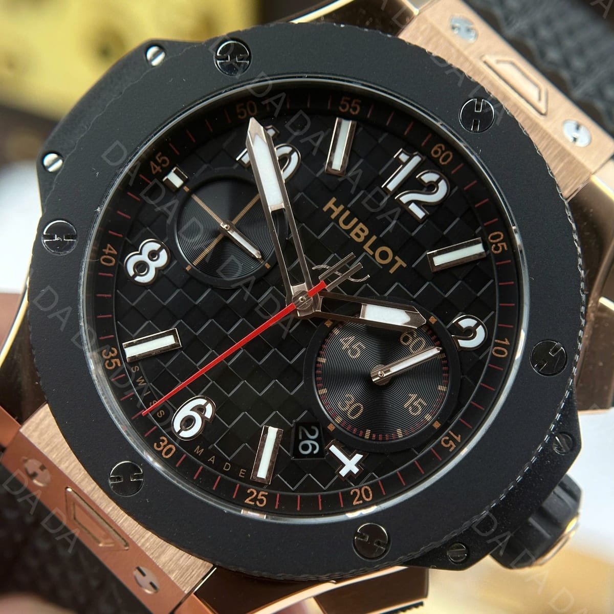 위블로 빅뱅 20주년 킹 골드 세라믹 러버밴드 43mm 6