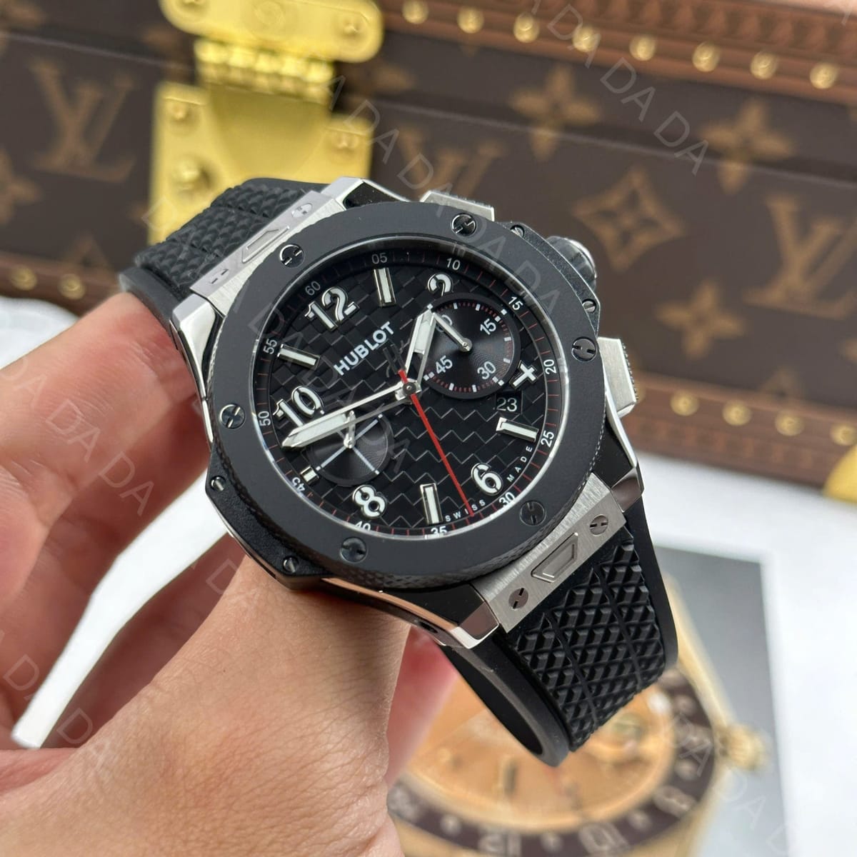 위블로 빅뱅 20주년 티타늄 세라믹 러버밴드 43mm 5