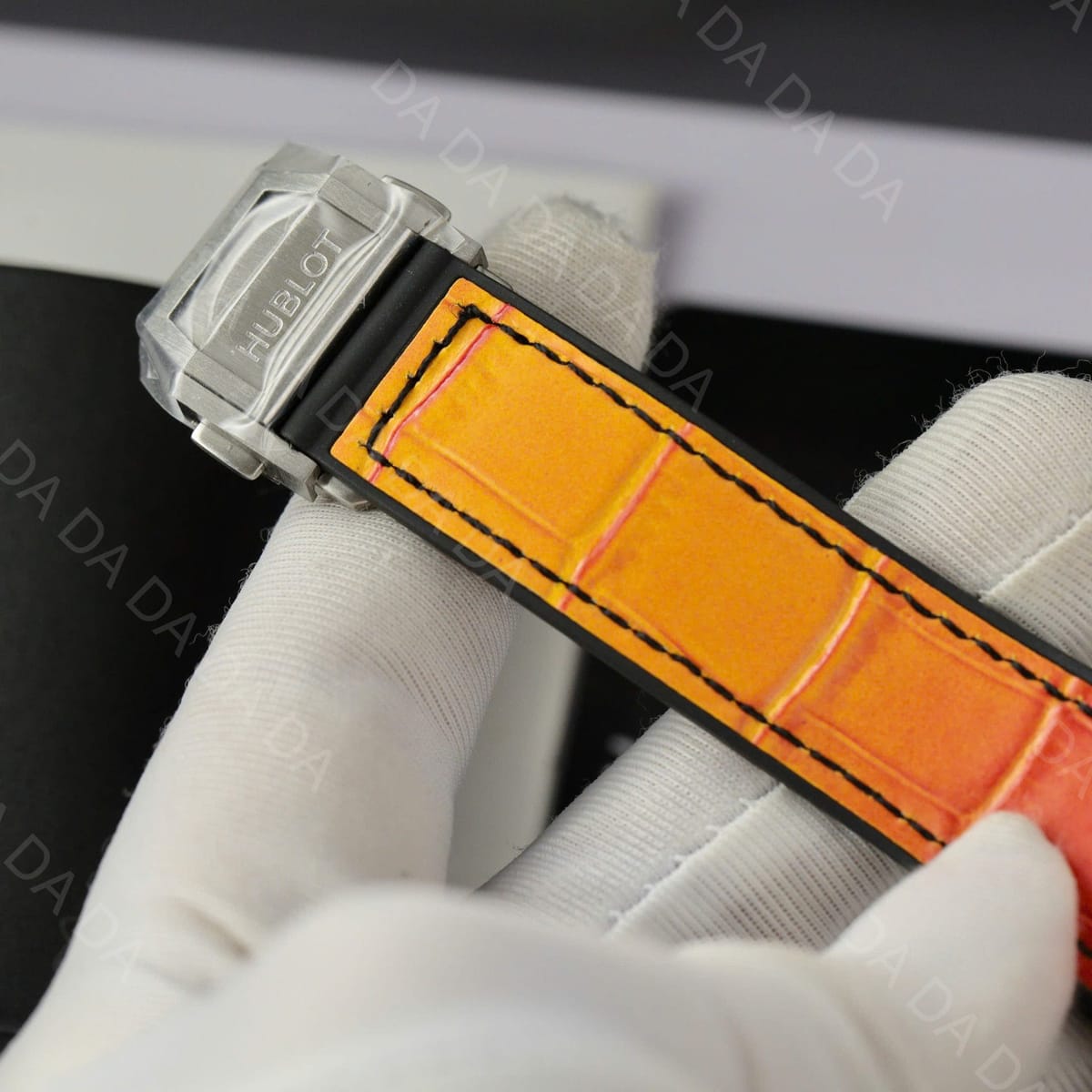 위블로 빅뱅 레인보우 풀다이아 러버밴드 39mm 10
