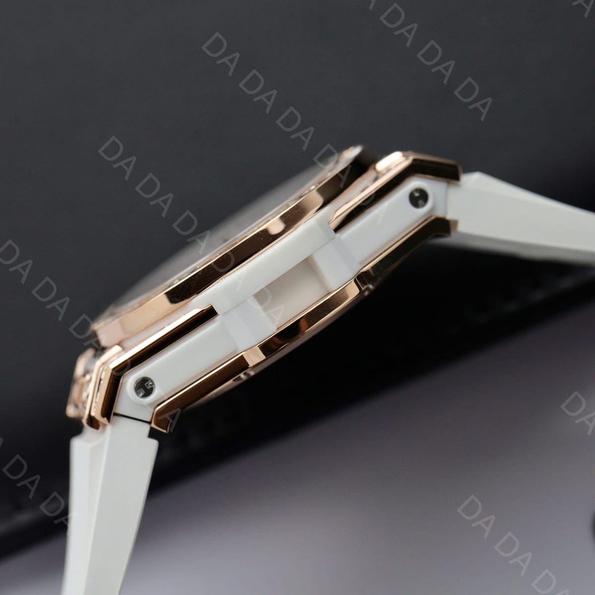 위블로 빅뱅 금통 풀파베 화이트다이얼 러버밴드 39mm 8