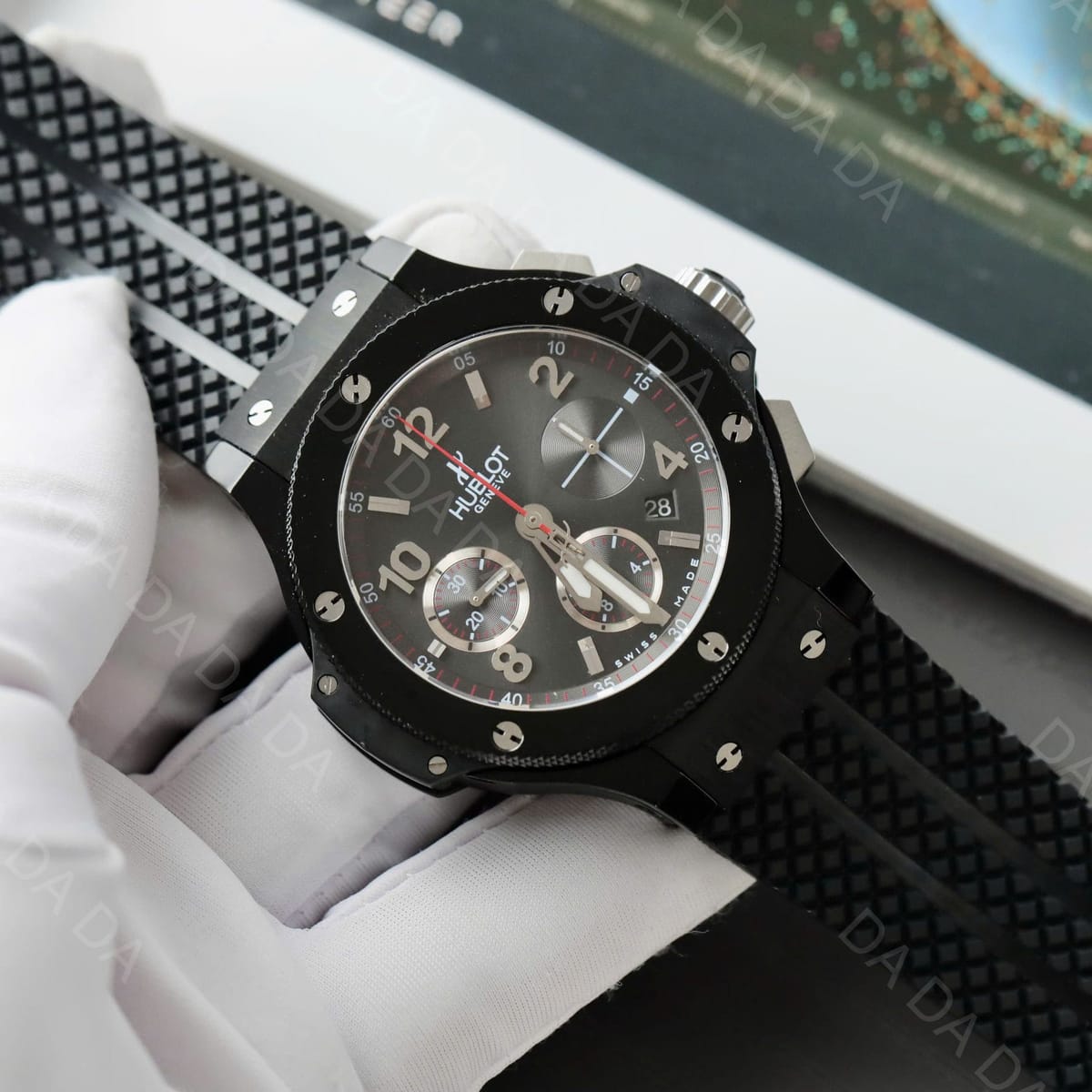 위블로 빅뱅 티타늄 블랙 러버밴드 42mm 3