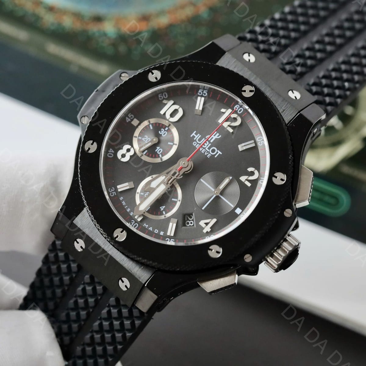 위블로 빅뱅 티타늄 블랙 러버밴드 42mm 5