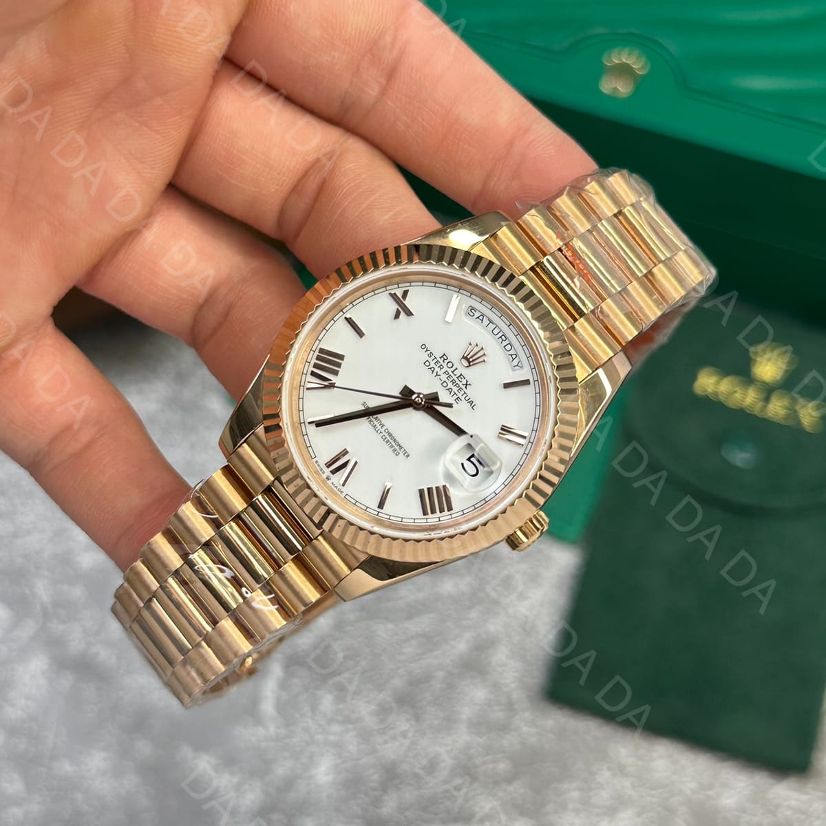 롤렉스 데이데이트 로즈골드 금통 흰판 40mm 3