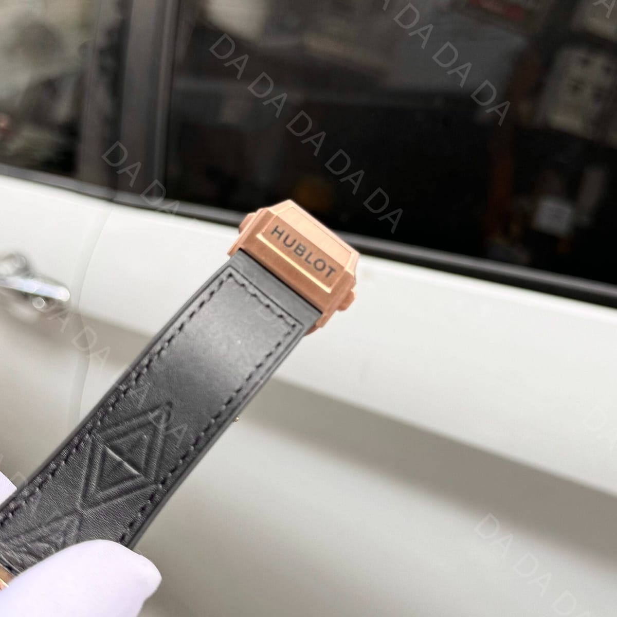 위블로 빅뱅 상블루 킹골드 풀파베 러버밴드 44mm 7