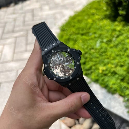 위블로 빅뱅 뚜르비옹 세라믹블랙 러버밴드 45mm