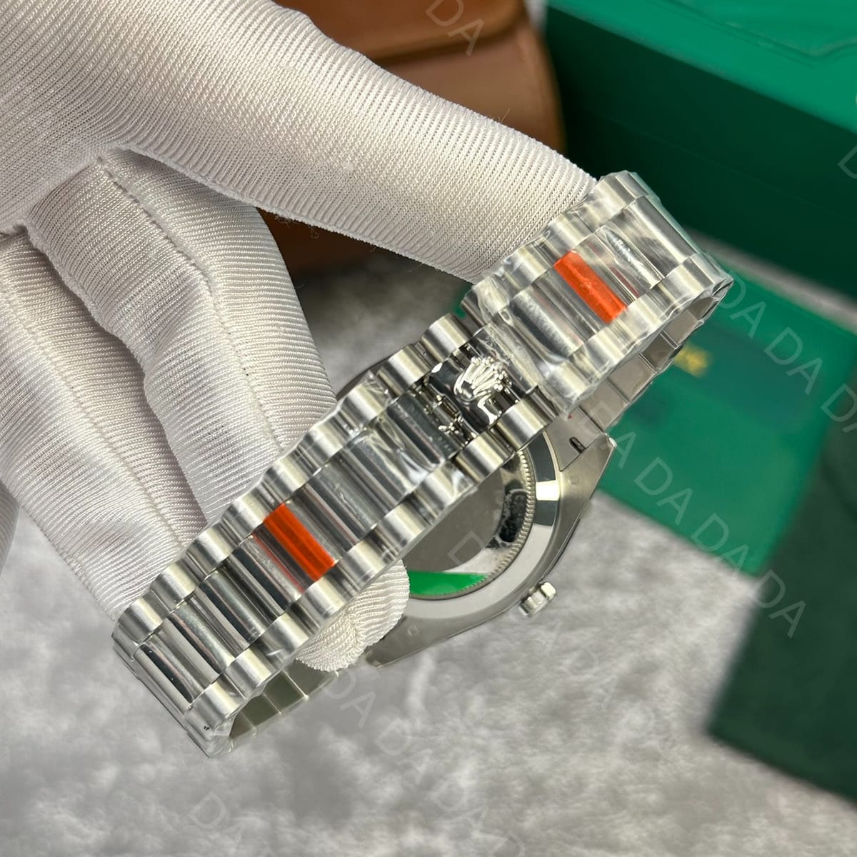 롤렉스 데이데이트 화이트골드 아이스블루 바게트다이아 40mm 6