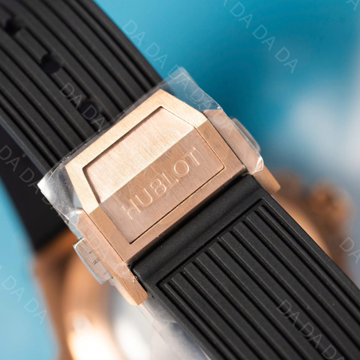 위블로 빅뱅 킹골드 다이아베젤 블랙 러버밴드 39mm 12