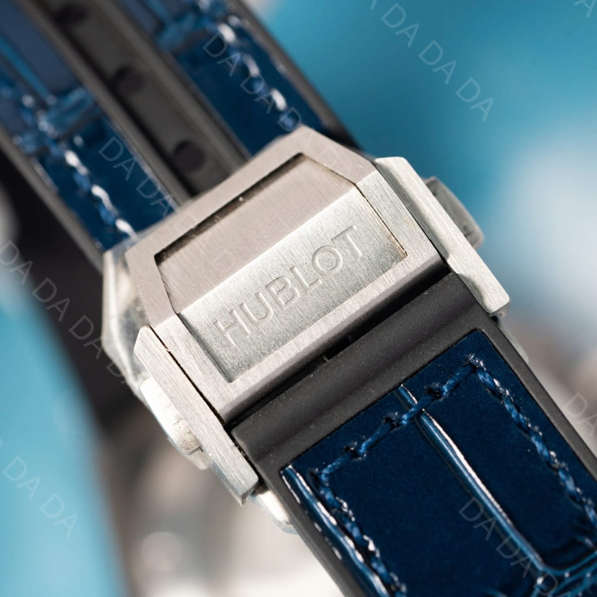 위블로 빅뱅 풀파베 블루 가죽밴드 39mm 10