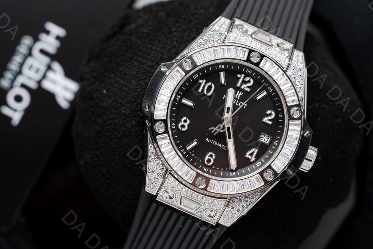 위블로 빅뱅 풀파베 블랙 러버밴드 39mm 3