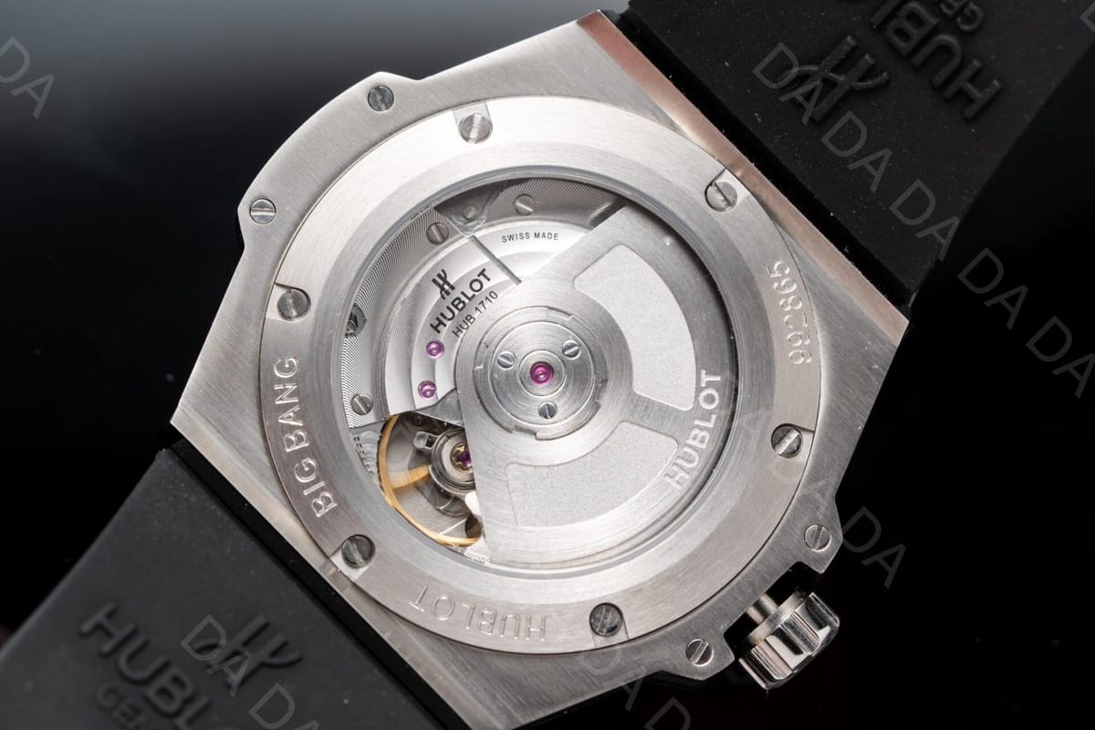 위블로 빅뱅 풀파베 블랙 러버밴드 39mm 6