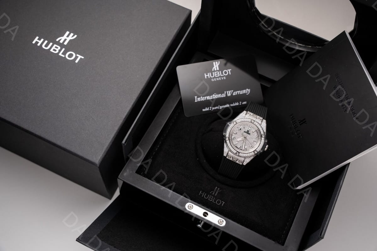 위블로 빅뱅 풀다이아셋팅 러버밴드 39mm 7