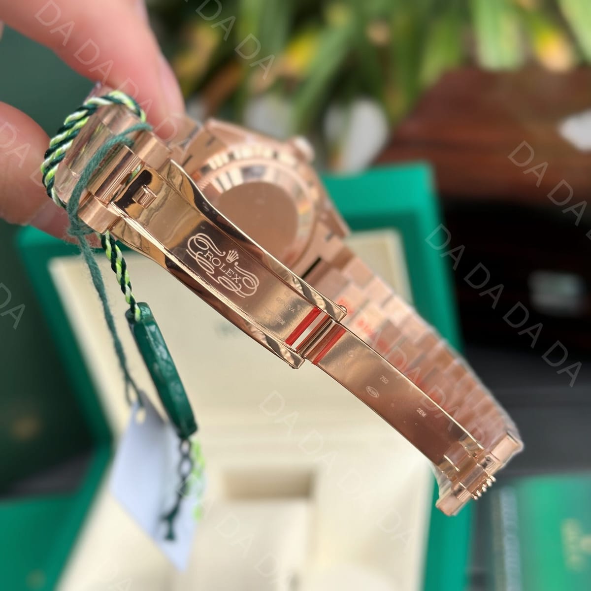 롤렉스 데이데이트 로즈골드 금통 초코판 다이아베젤 36mm 9