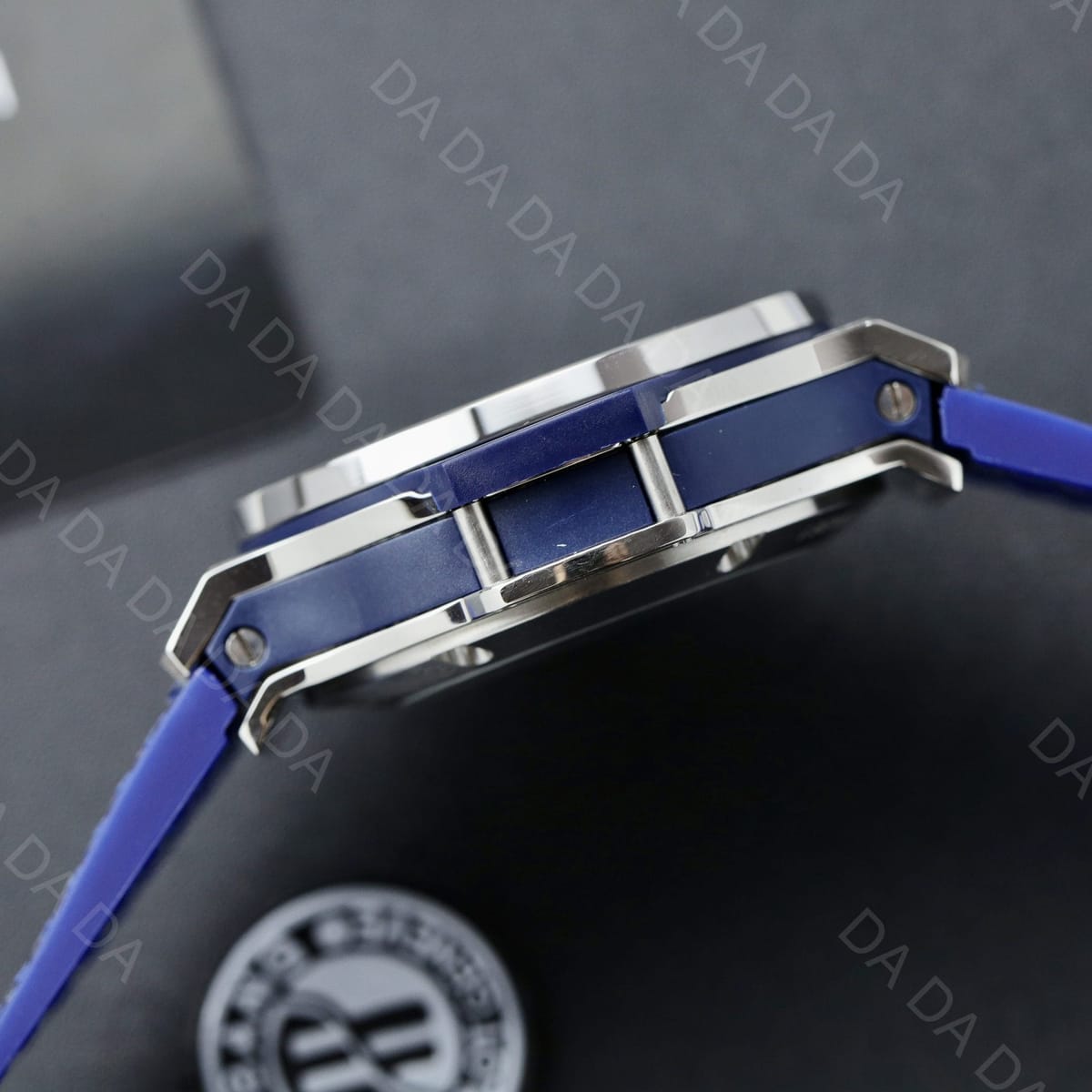 위블로 빅뱅 크로노그래프 블루다이얼 가죽밴드 44mm 9