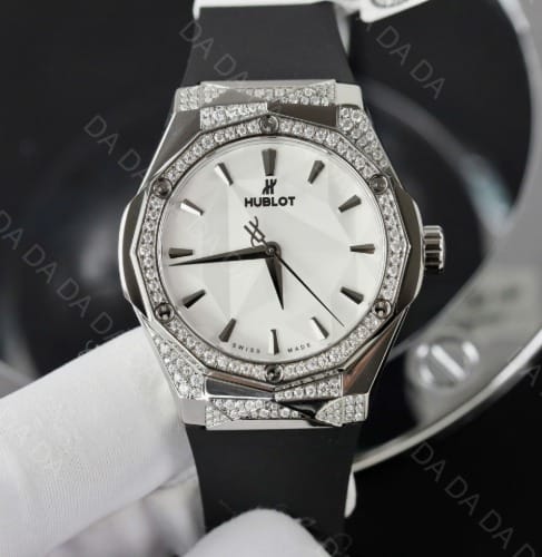 위블로 클래식퓨전 올린스키 풀파베 화이트다이얼 러버밴드 40mm