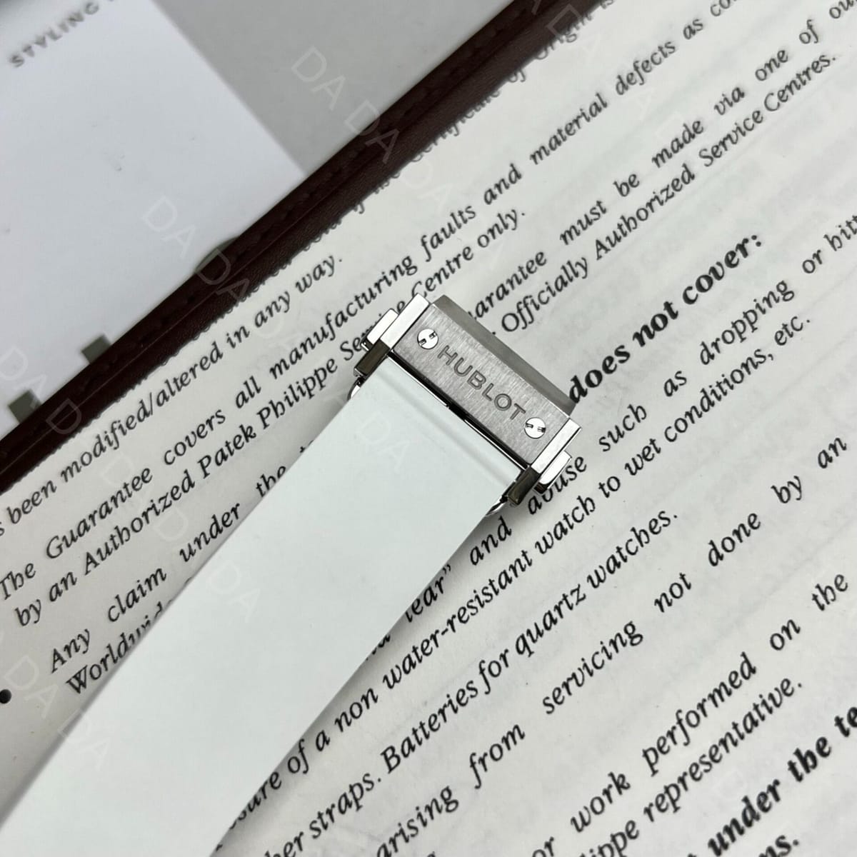 위블로 클래식퓨전 올린스키 풀다이아셋팅 화이트다이얼 러버밴드 40mm 8