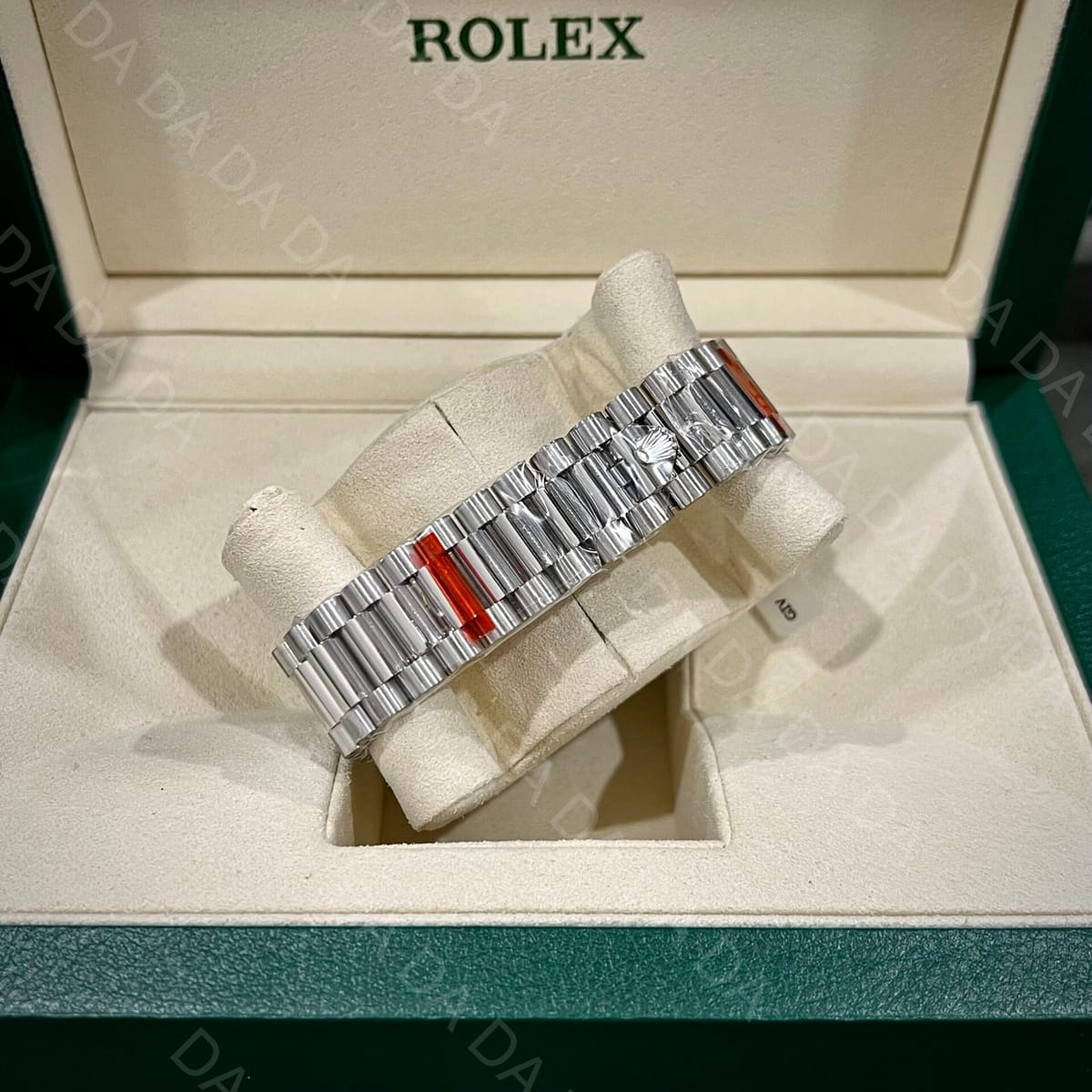 롤렉스 데이데이트 화이트골드 검판 바게트다이아 다이아베젤 40mm 3
