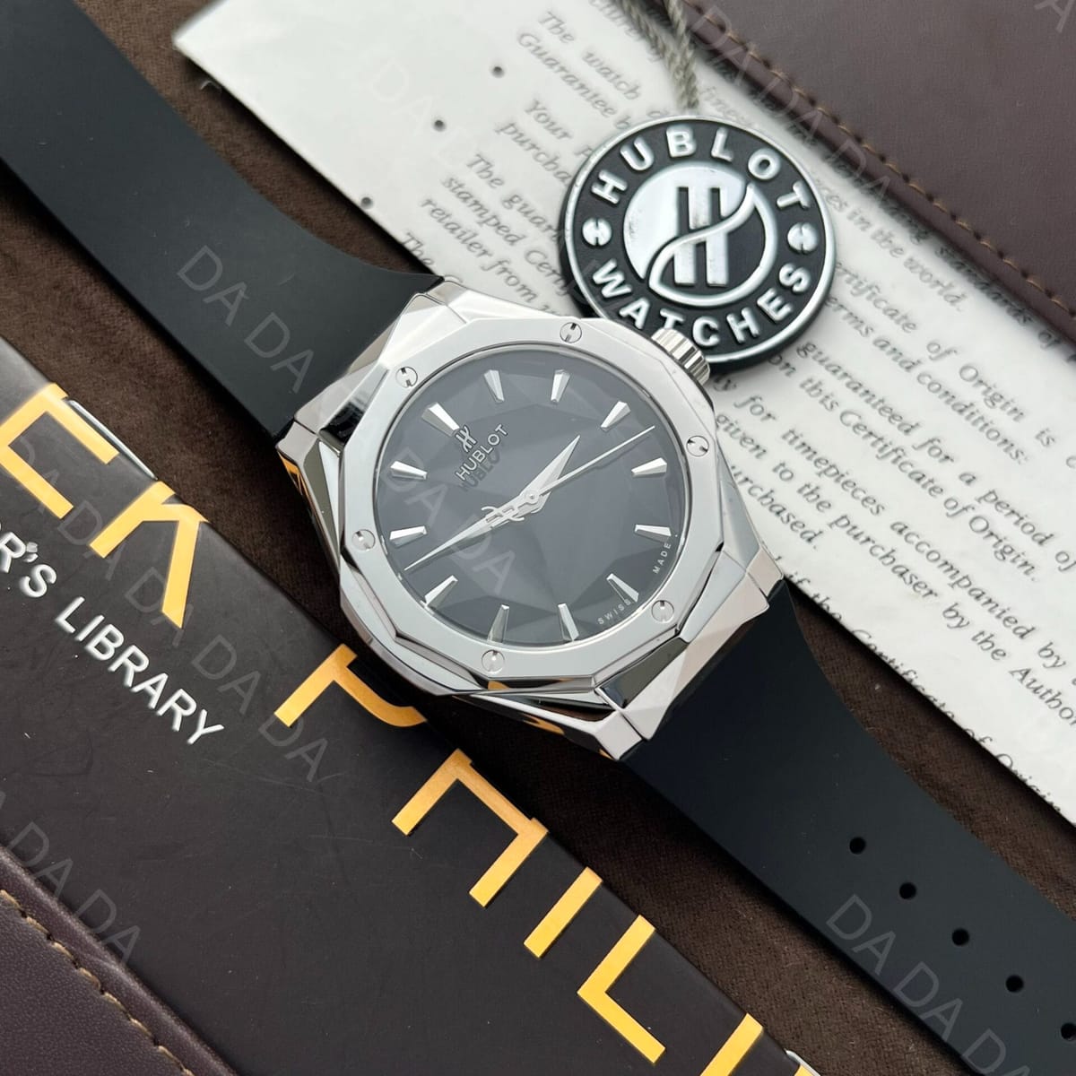 위블로 클래식퓨전 올린스키 티타늄 블랙다이얼 러버밴드 40mm 3