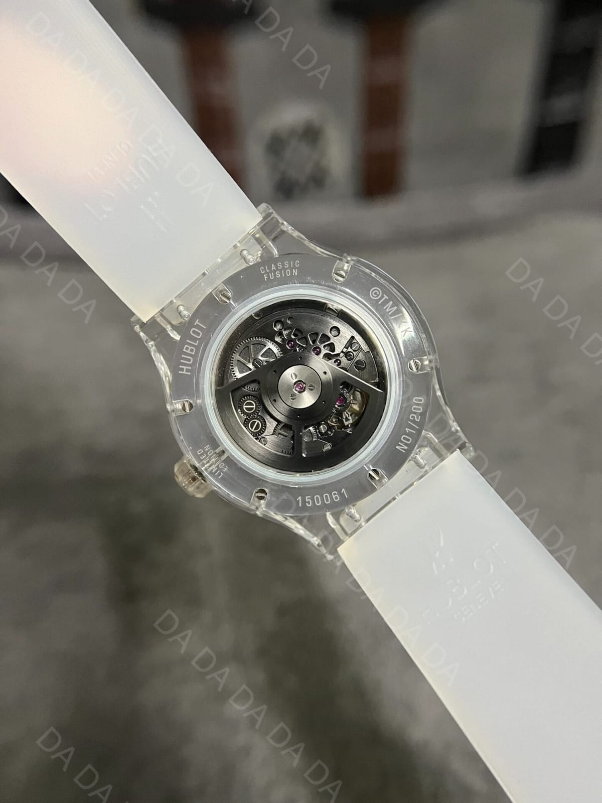 위블로 클래식퓨전 다카시 사파이어 레인보우 러버밴드 45mm 8