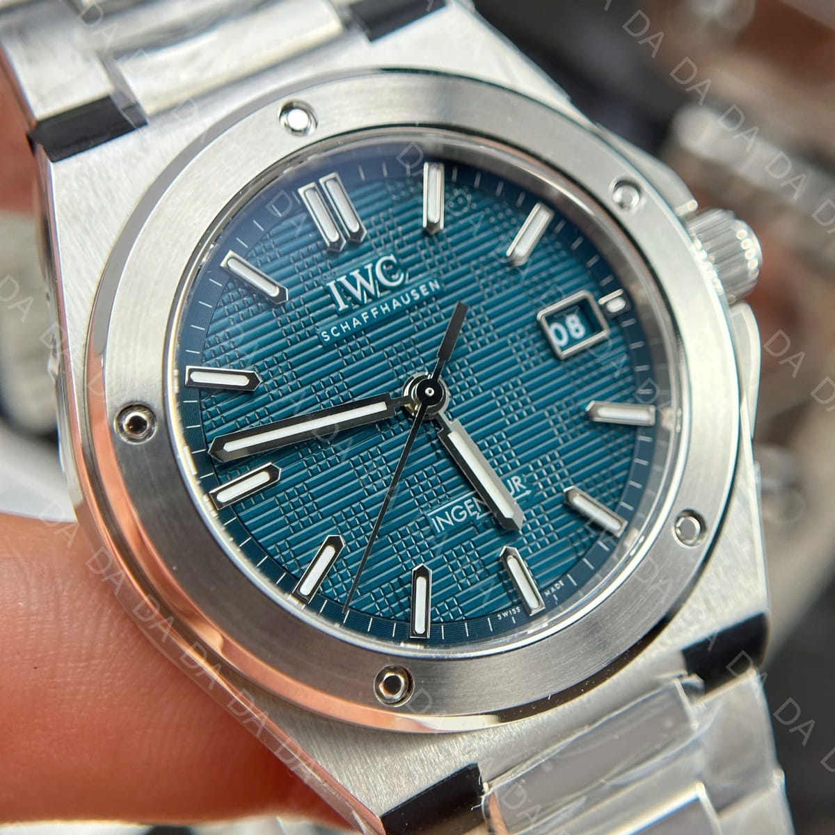 IWC 인제니어 스틸 민트블루 40mm 5
