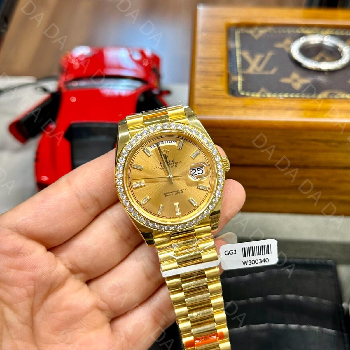 롤렉스 데이데이트 옐로우골드 금통 샴페인다이얼 다이아베젤 40mm 3