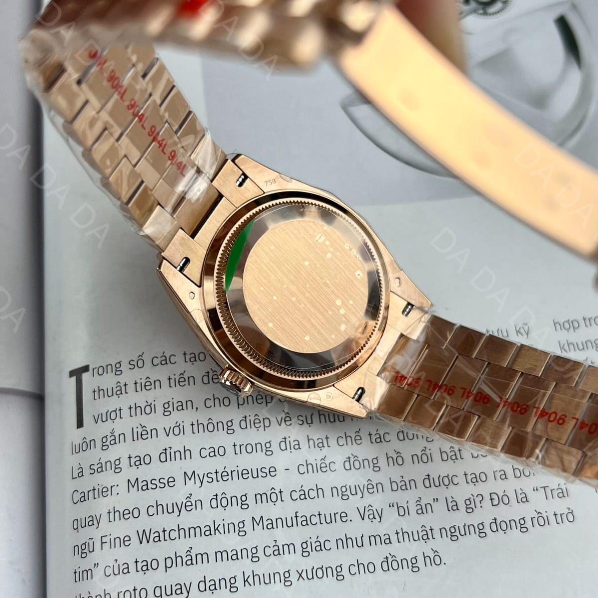 롤렉스 데이데이트 로즈골드 금통 핑크다이얼 다이아베젤 31mm 8