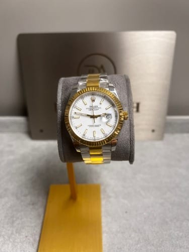 롤렉스 데이저스트 콤비 흰판 오이스터 41mm
