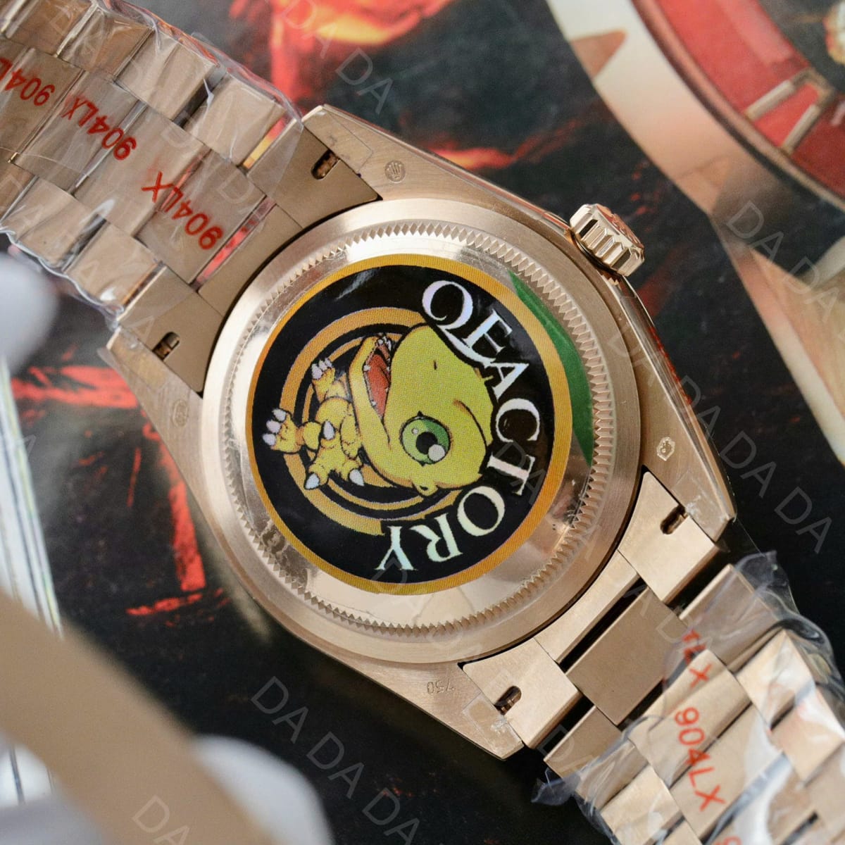 롤렉스 데이데이트 로즈골드 금통 블루 바게트다이얼 36mm 10