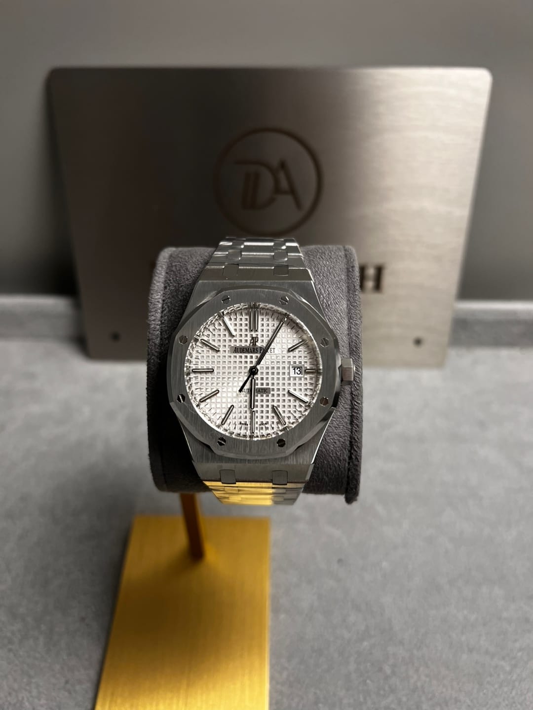오데마피게 로얄오크 15400 스틸 흰판 41mm 4