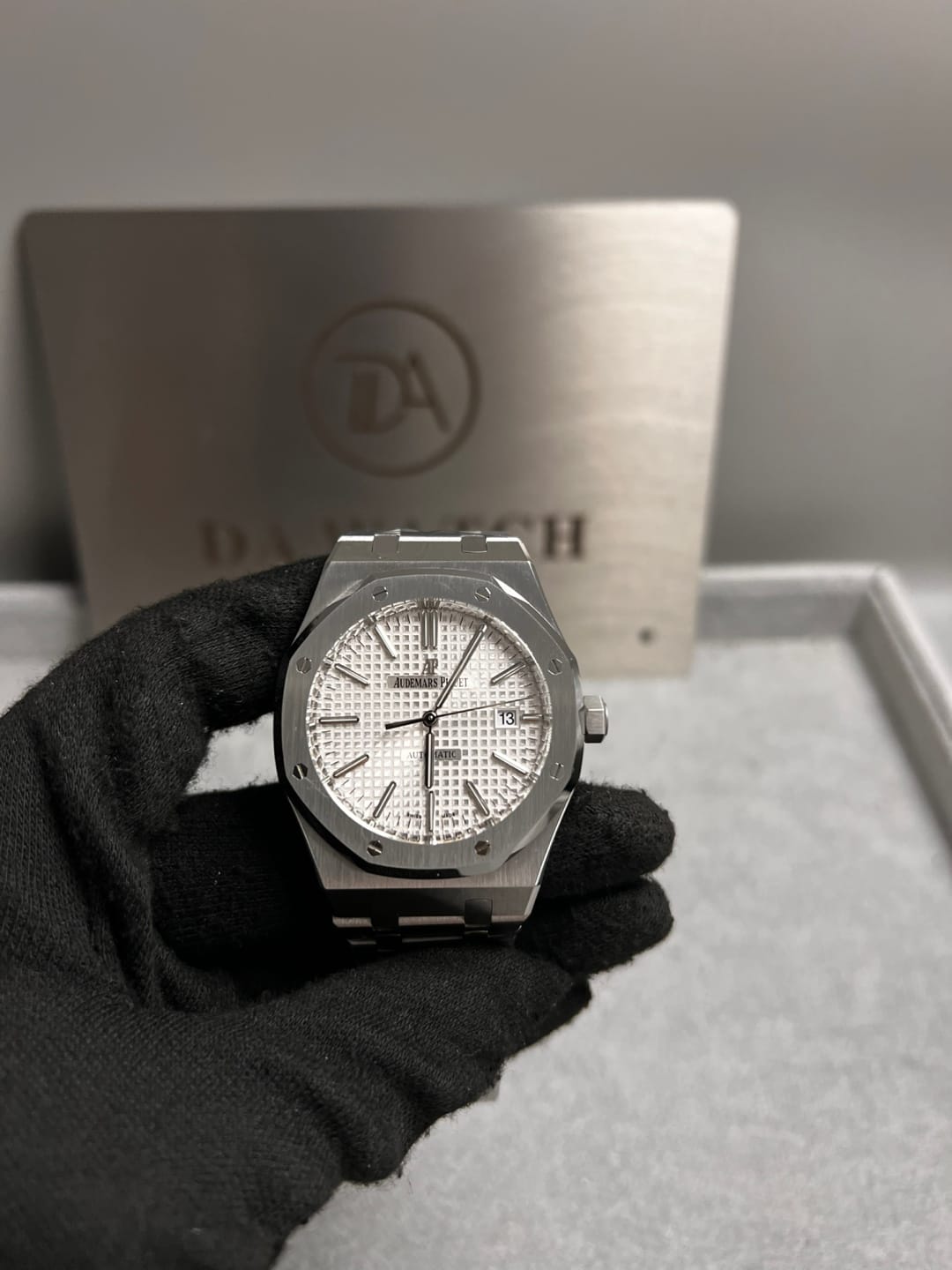 오데마피게 로얄오크 15400 스틸 흰판 41mm 5