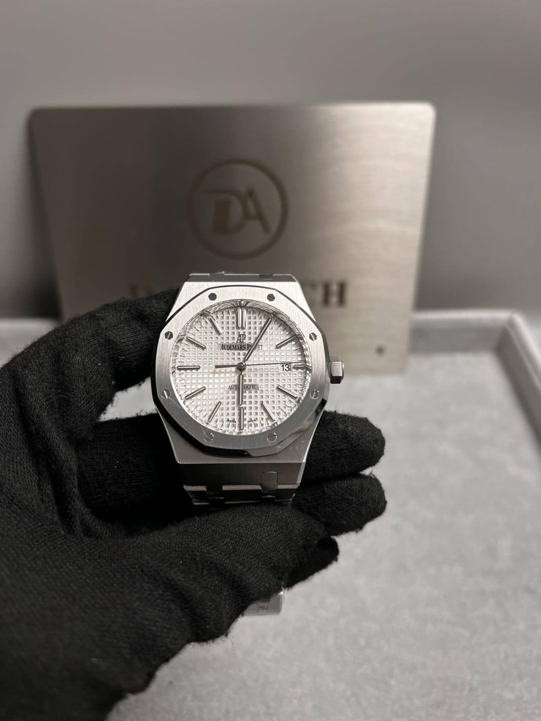오데마피게 로얄오크 15400 스틸 흰판 41mm 6