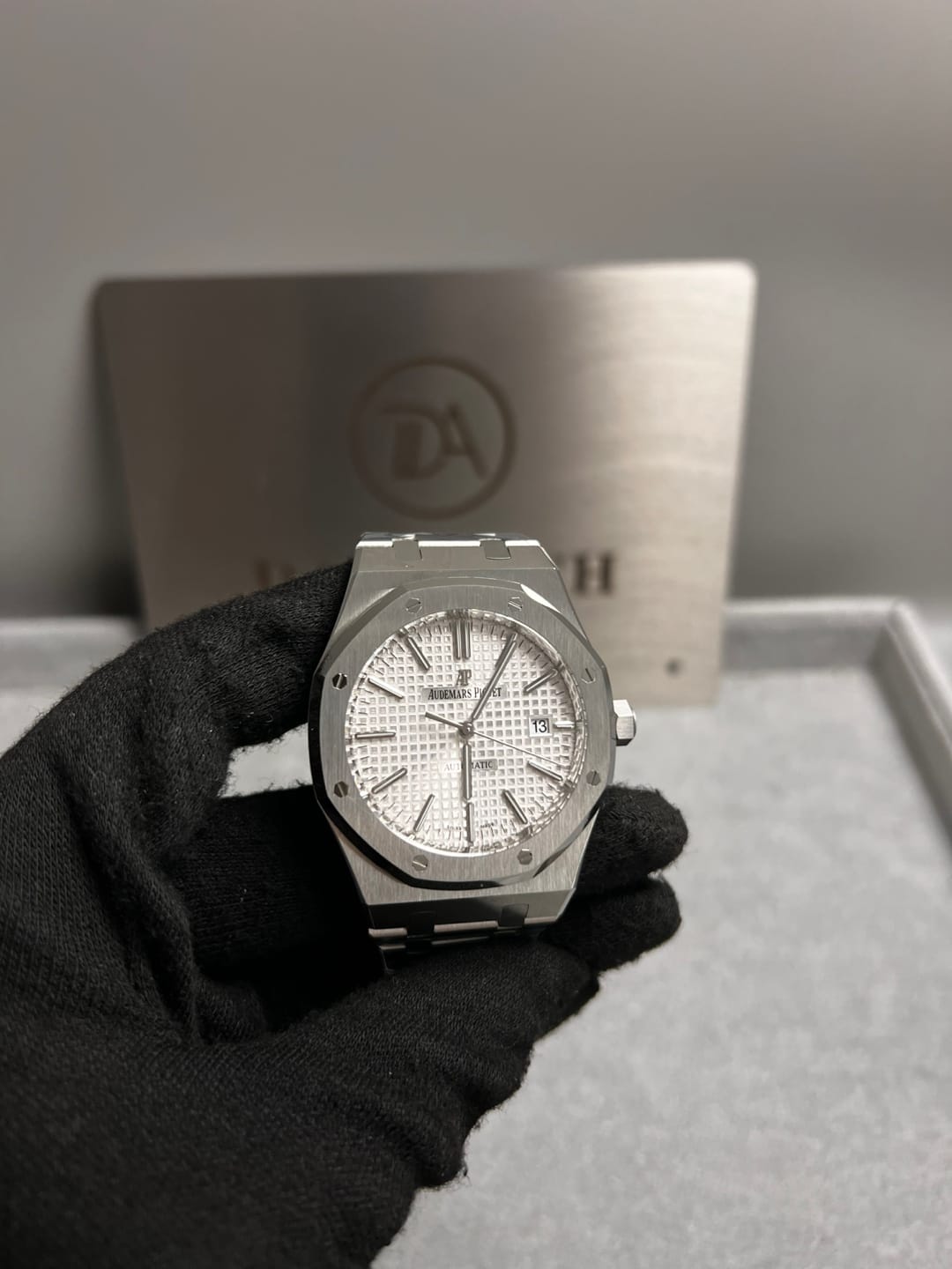 오데마피게 로얄오크 15400 스틸 흰판 41mm 10