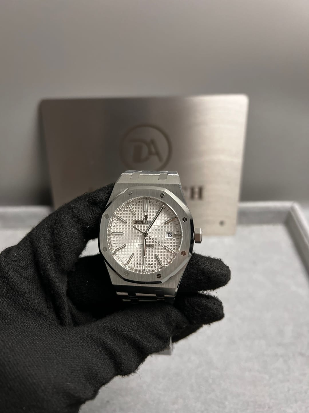 오데마피게 로얄오크 15400 스틸 흰판 41mm 11