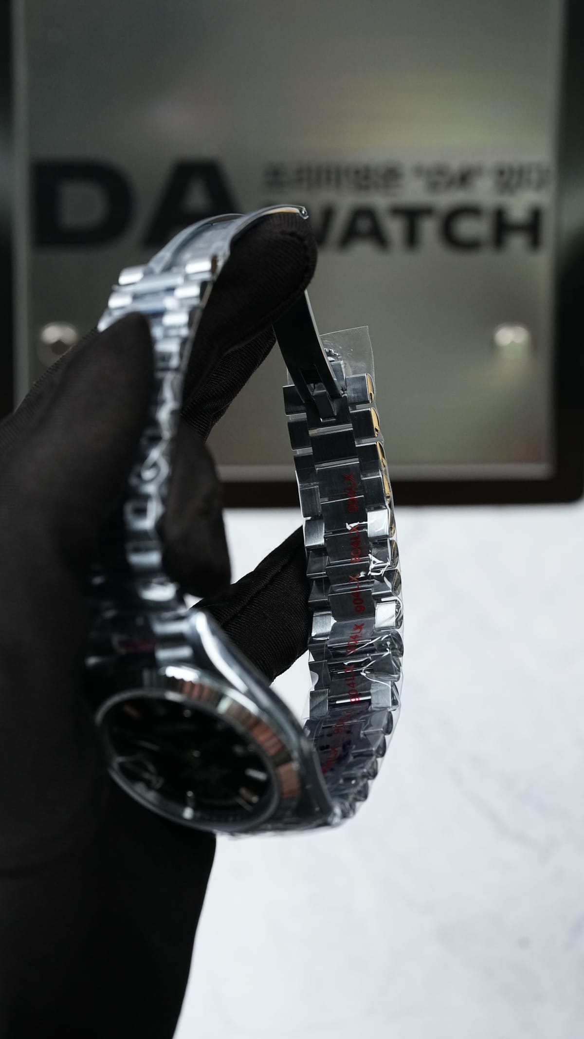 롤렉스 데이데이트 화이트골드 검판 바게트다이아 40mm 16