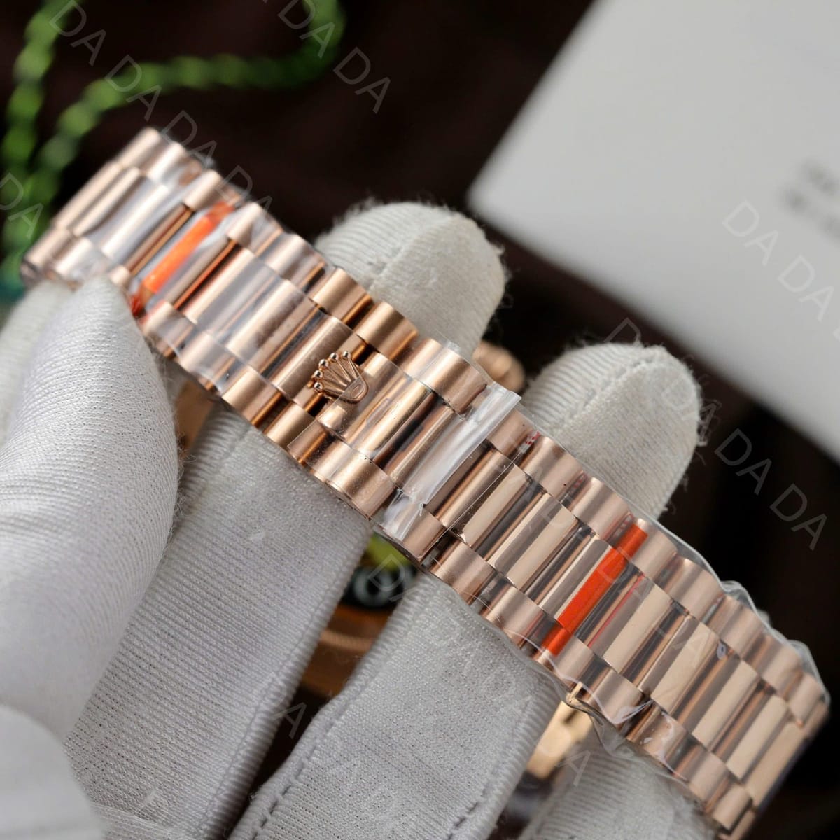 롤렉스 데이데이트 로즈골드 금통 선더스트 바게트다이아 40mm 9