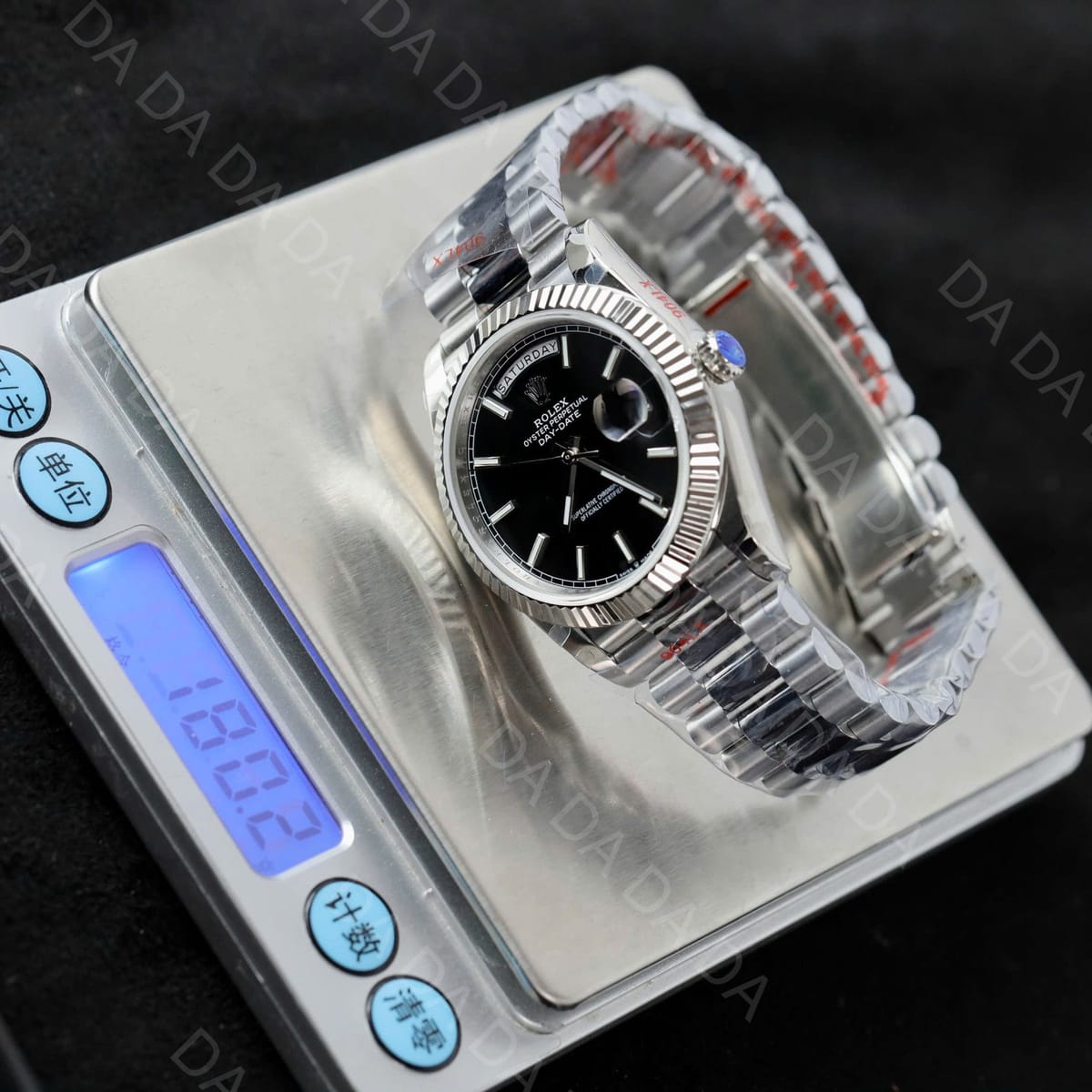 롤렉스 데이데이트 화이트골드 검판 40mm 3