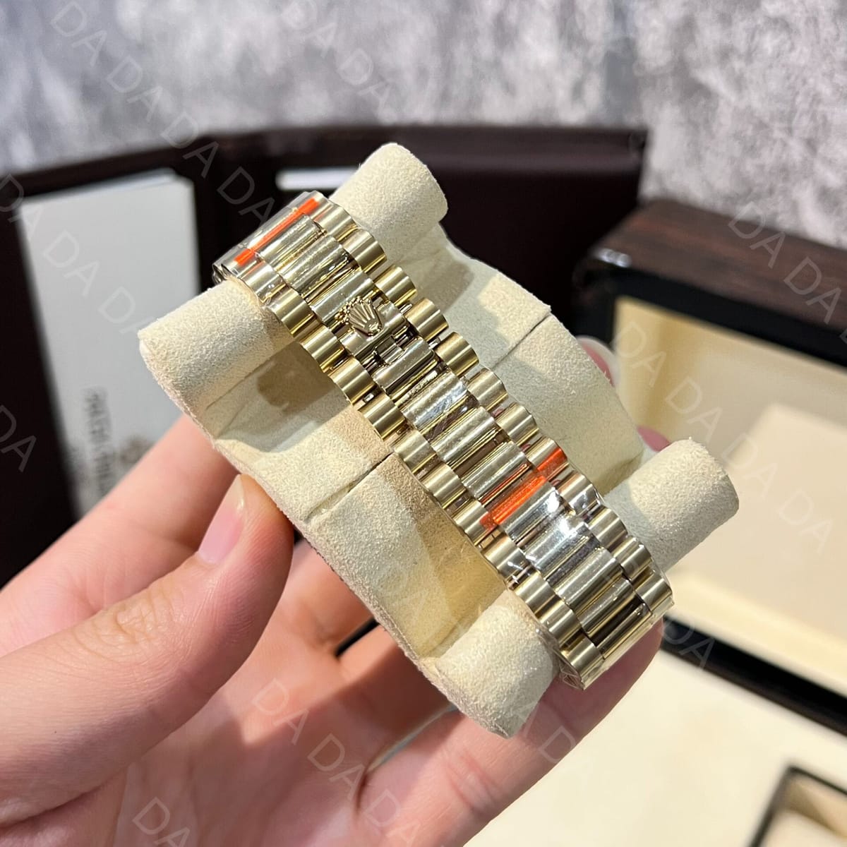 롤렉스 데이데이트 옐로우골드 금통 그린 40mm 5