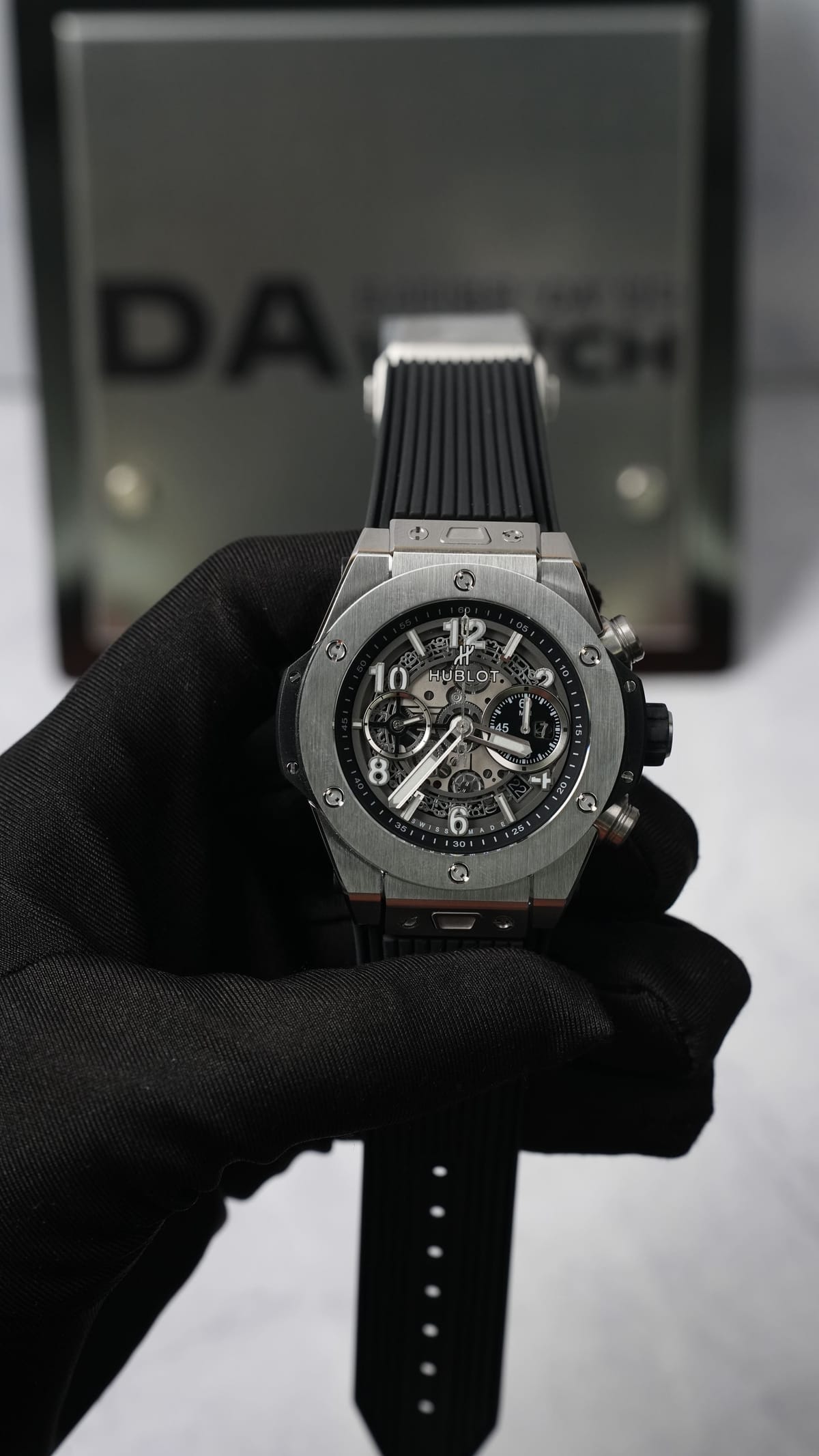 위블로 빅뱅 유니코 티타늄 베젤 러버밴드 42mm 15