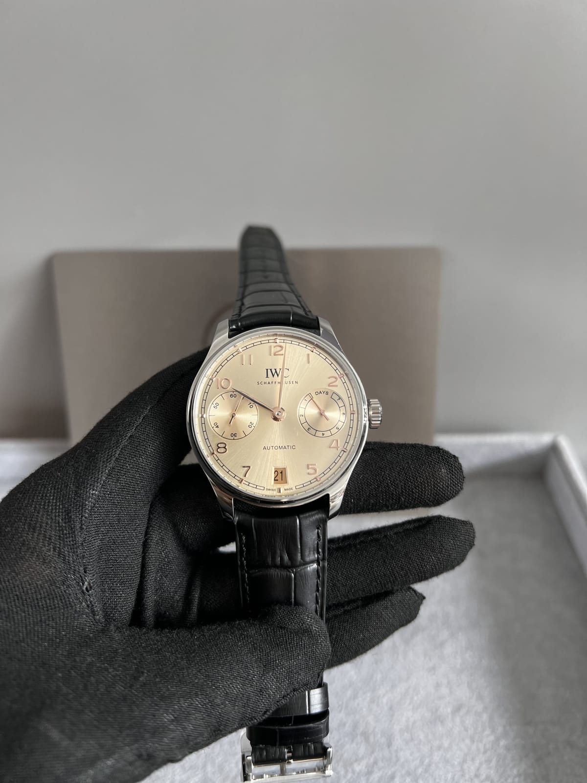 IWC 포르투기저 선더스트다이얼 오토메틱 42mm 5