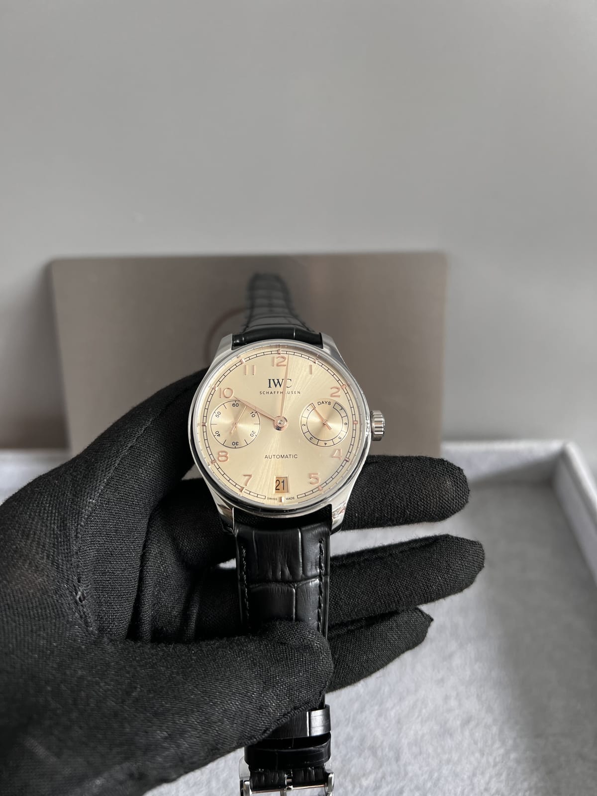 IWC 포르투기저 선더스트다이얼 오토메틱 42mm 6
