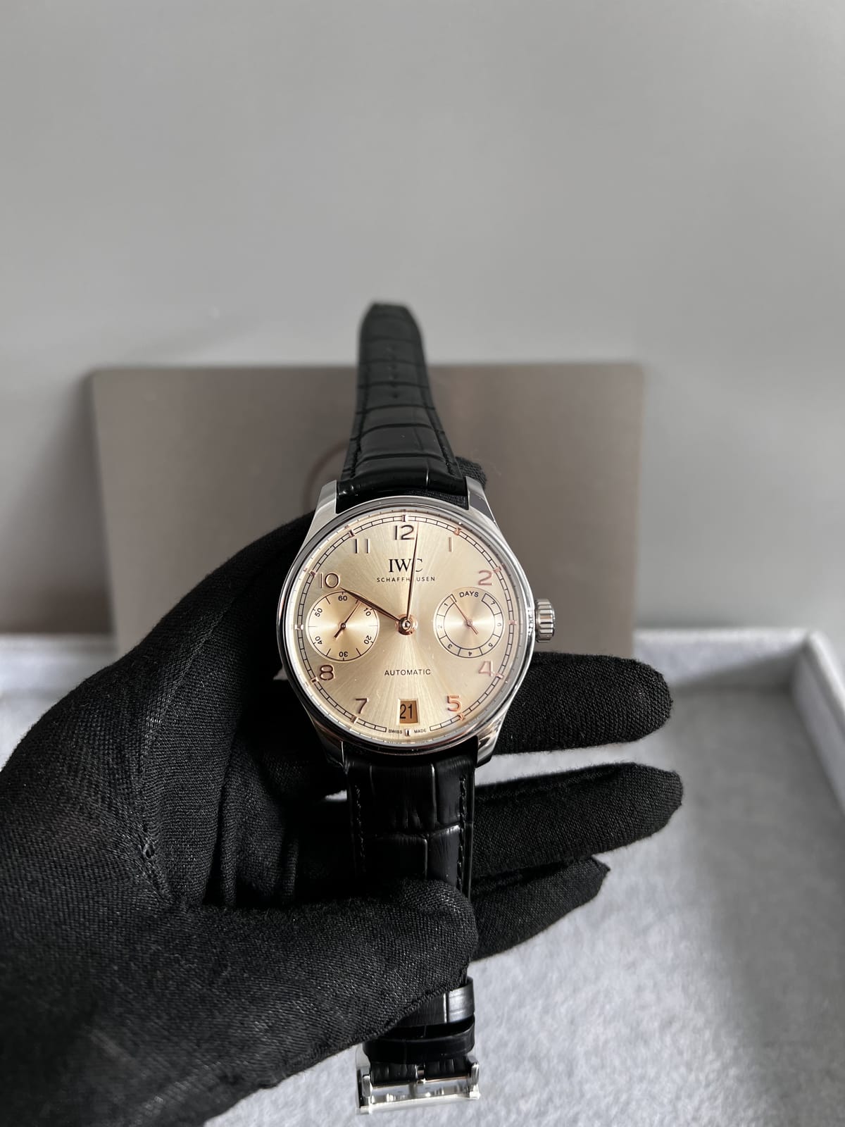 IWC 포르투기저 선더스트다이얼 오토메틱 42mm 7