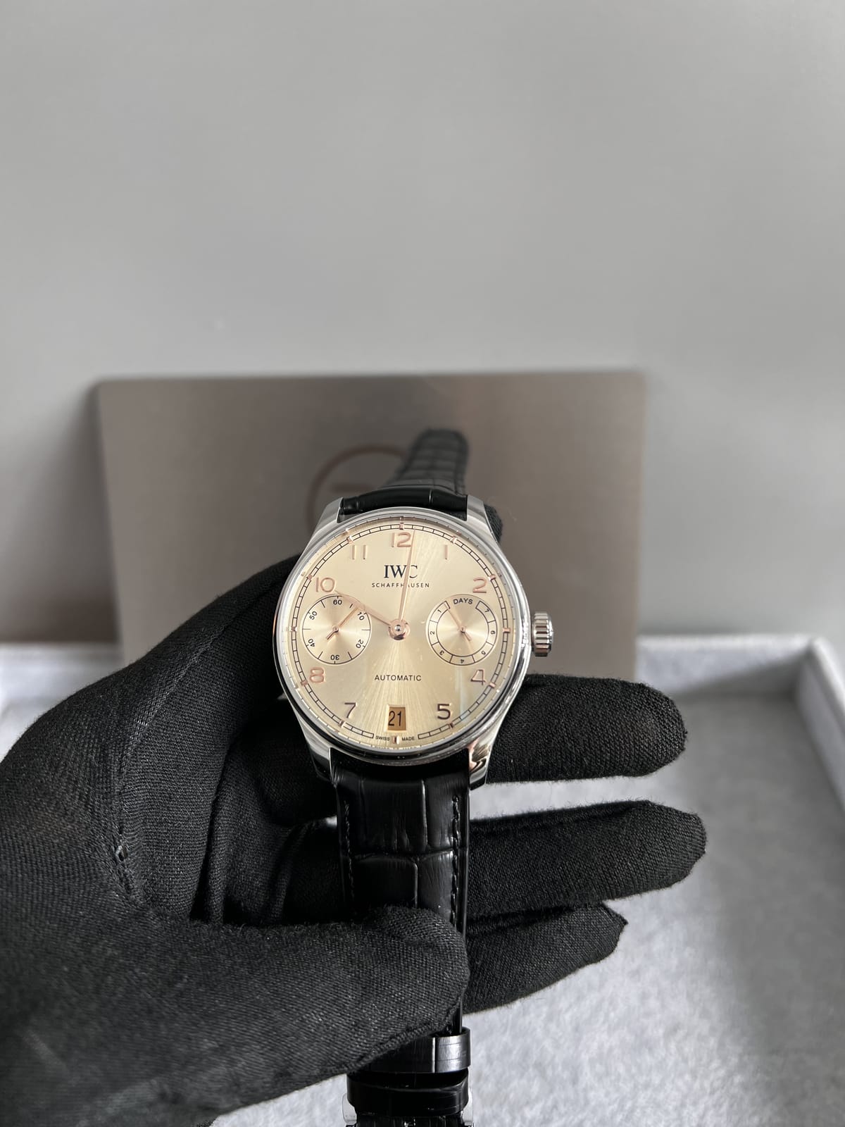 IWC 포르투기저 선더스트다이얼 오토메틱 42mm 8