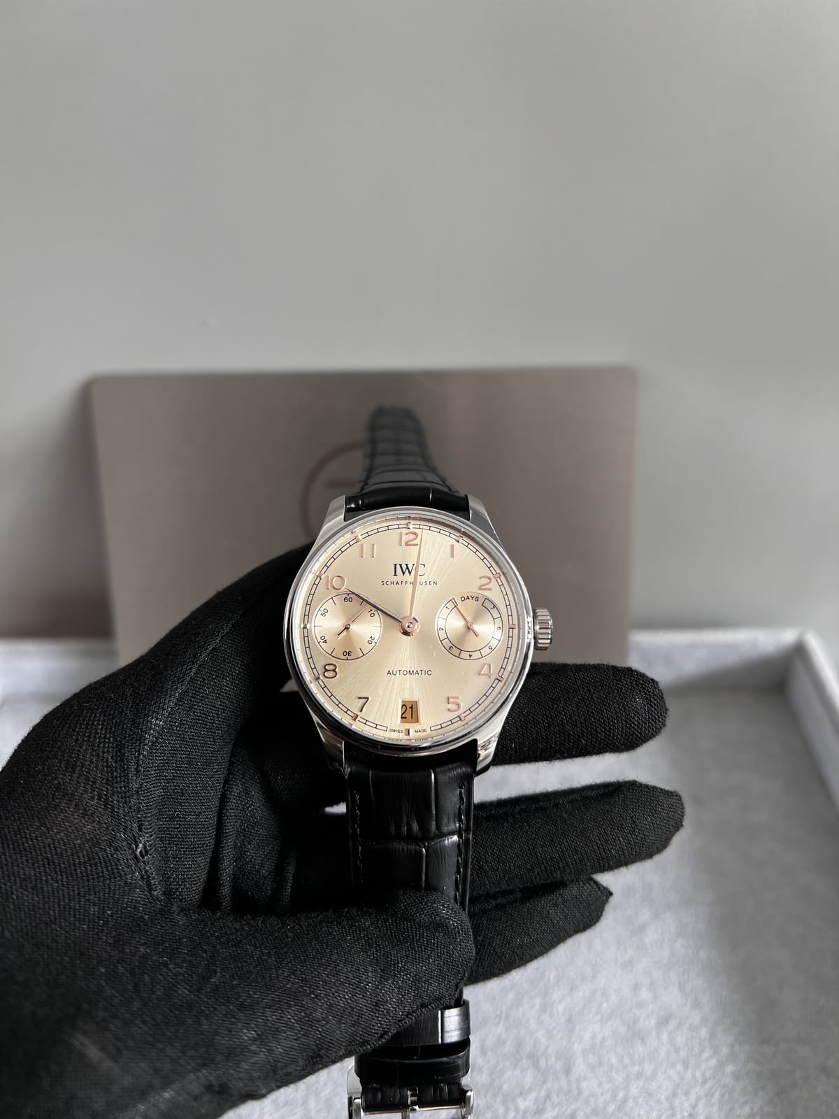 IWC 포르투기저 선더스트다이얼 오토메틱 42mm 9