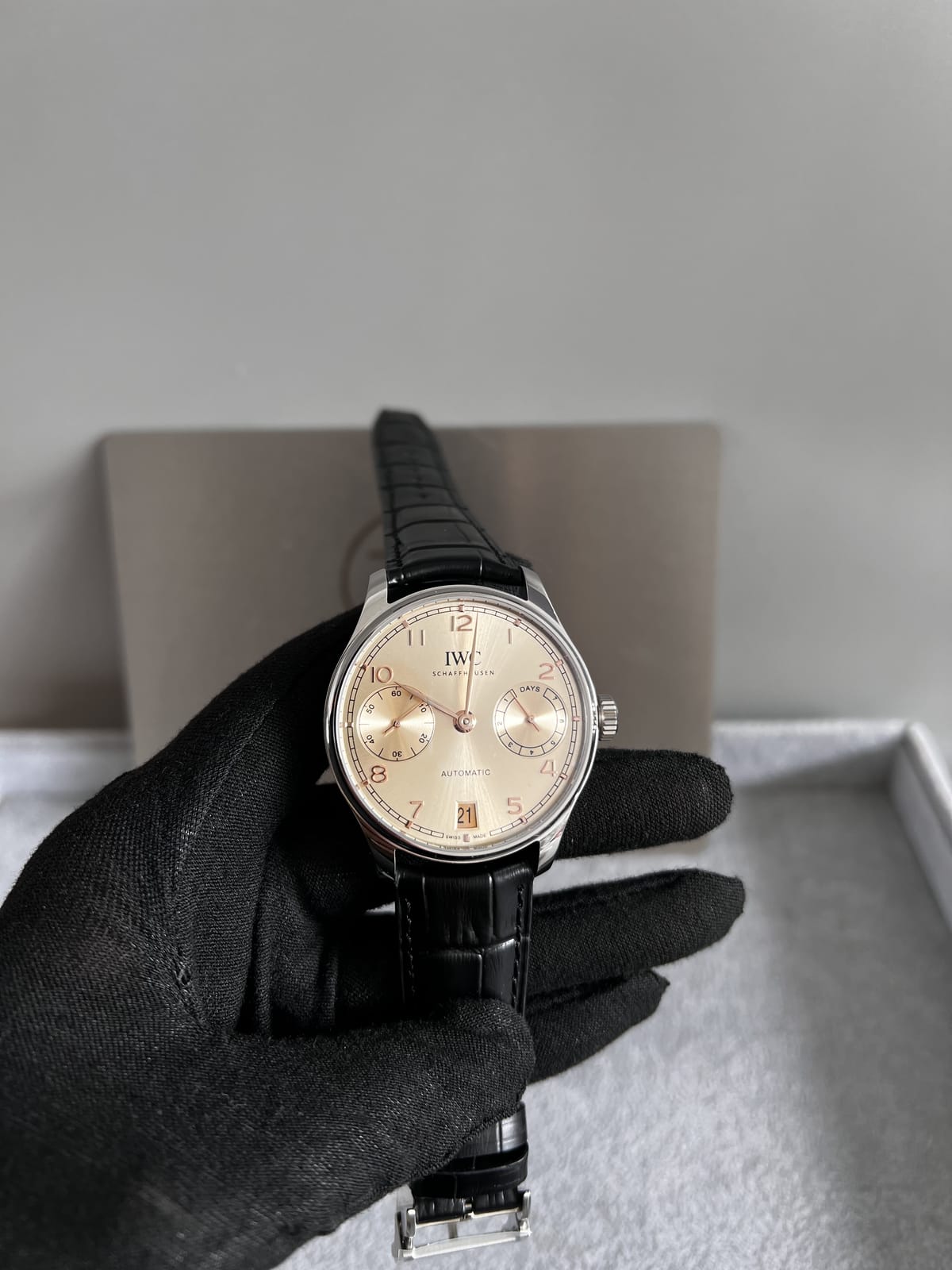 IWC 포르투기저 선더스트다이얼 오토메틱 42mm 10