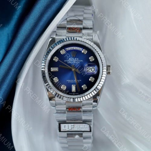 롤렉스 데이데이트 청판 다이아셋팅 바게뜨 36mm