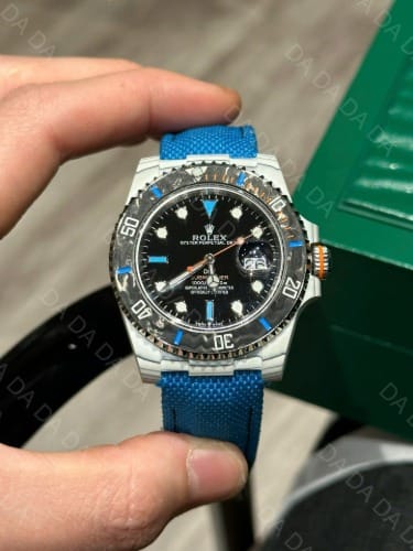 롤렉스 서브마리너 카본 블루 스트랩 41mm
