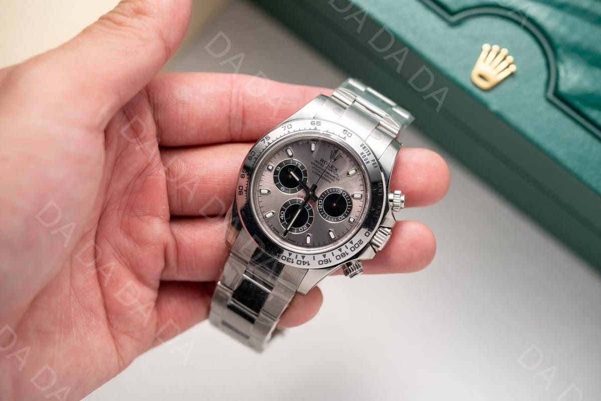 롤렉스 데이토나 화이트골드 그레이다이얼 40mm 4