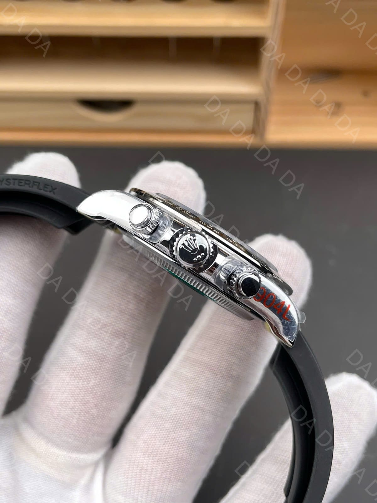 롤렉스 데이토나 화이트골드 그레이판 러버밴드 40mm 6