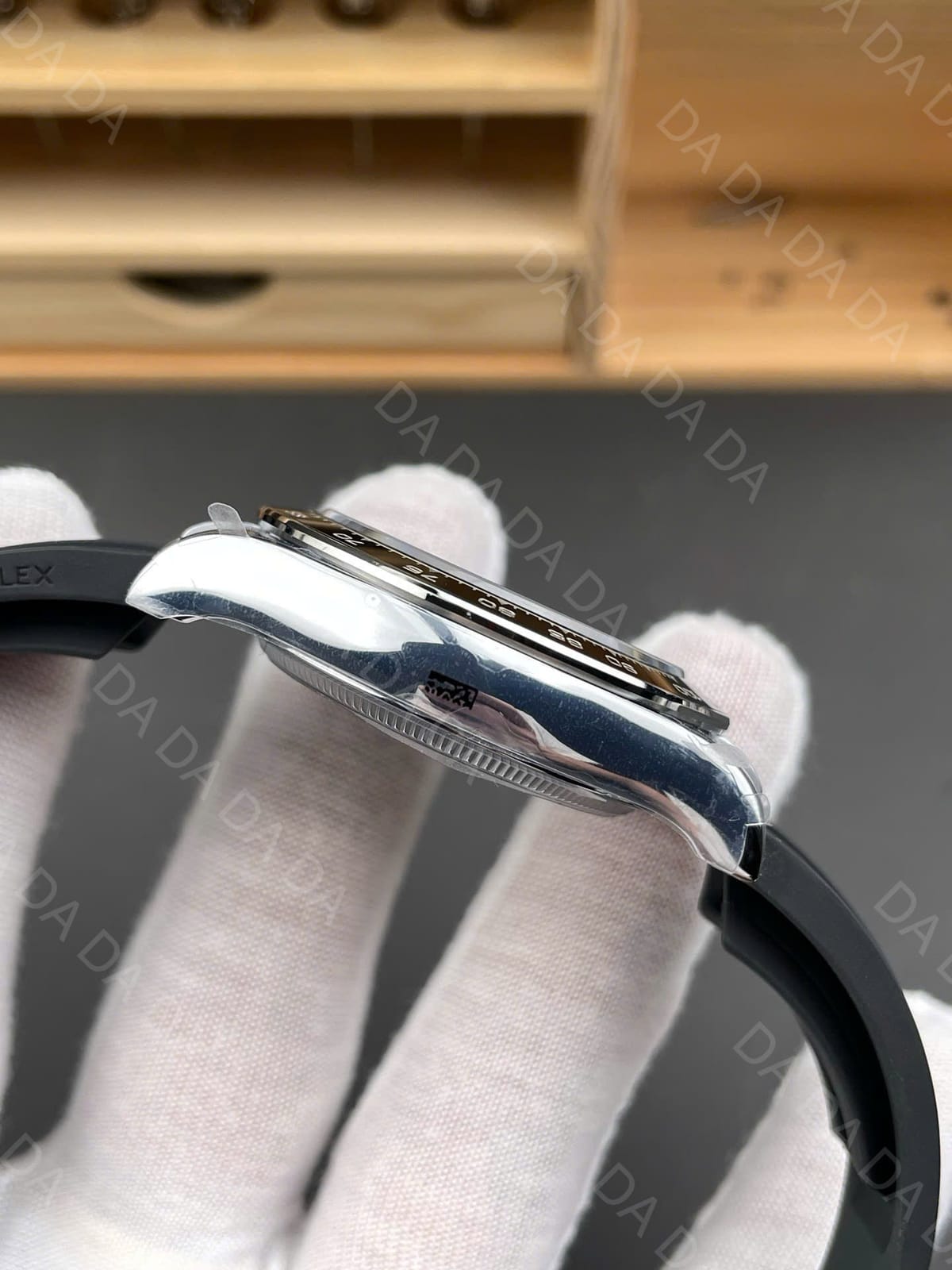 롤렉스 데이토나 화이트골드 그레이판 러버밴드 40mm 8