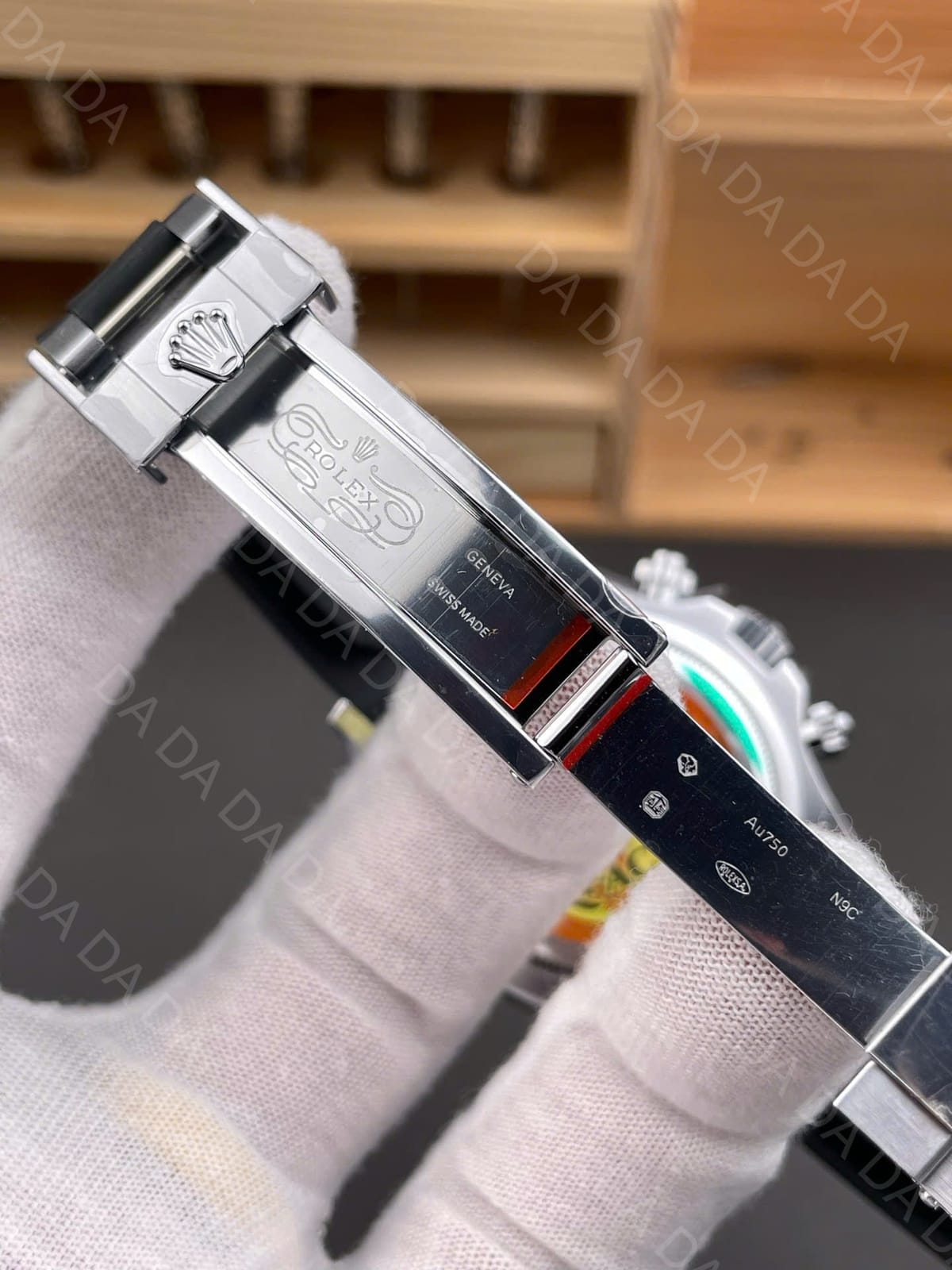 롤렉스 데이토나 화이트골드 그레이판 러버밴드 40mm 9