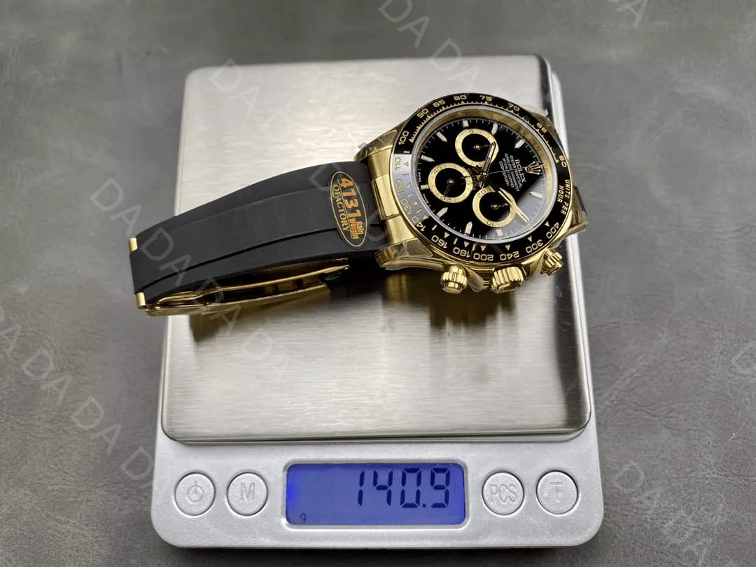 롤렉스 데이토나 옐로우골드 금통 검판 러버밴드 40mm 3